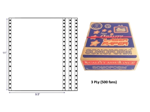 Sonoform Computer Form 3 Ply [1124]