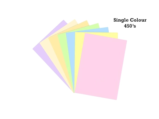 Lucky Star A4 Light Colour Single Colour Paper 450's [1238]