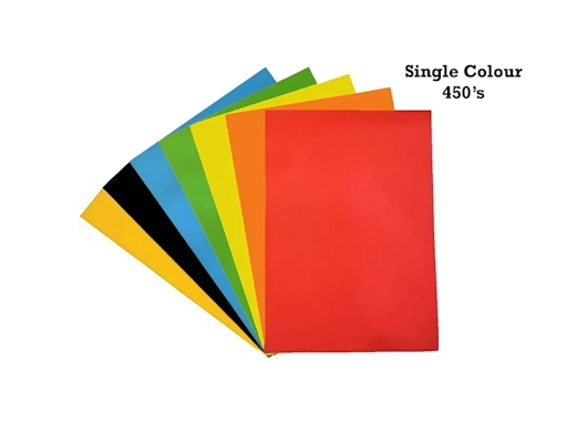 Lucky Star A4 Dark Colour Single Colour Paper 450's [1242]