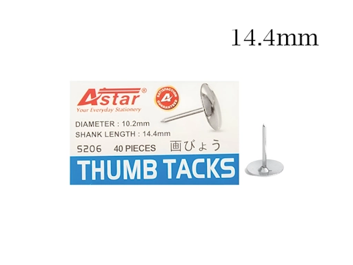 Astar Thumb Tack 14.4mm 40's [1679]