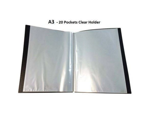 A3 Clear Holder 20pockets [1516]