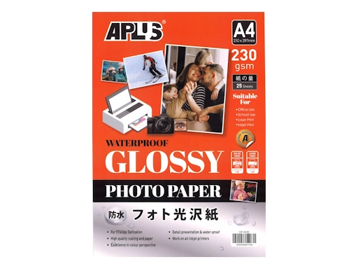 APlus A4 Glossy Photo Paper #230gsm 25's [1603]