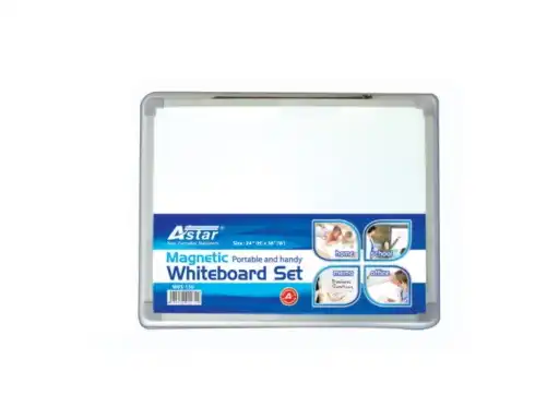 Astar WBS130 Magnetic Whiteboard 1.5' x 2' [1144]