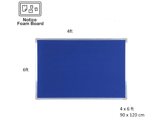 TPE Blue Notice Foam Board 4' x 6' [1152]