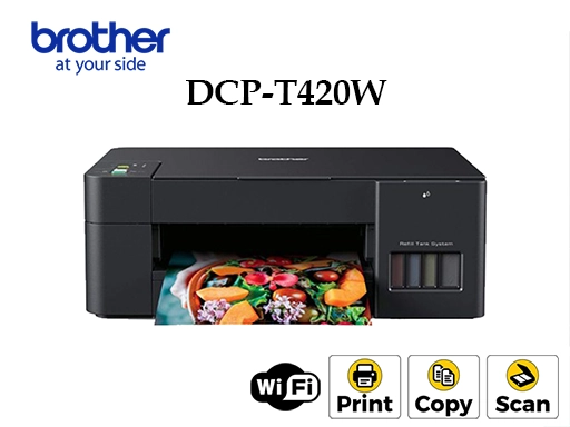 Brother DCP-T420W 3-in-1 WiFi Inkjet Printer [1762]