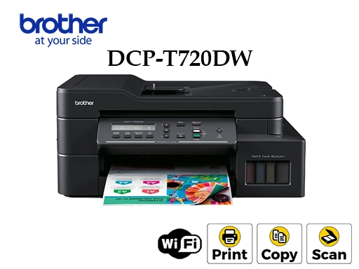 Brother DCP-T720DW 3-in-1 WiFi Inkjet Printer [1764]