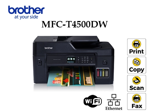 Brother MFC-T4500DW A3 4-in-1 WiFi Inkjet Printer [1772]