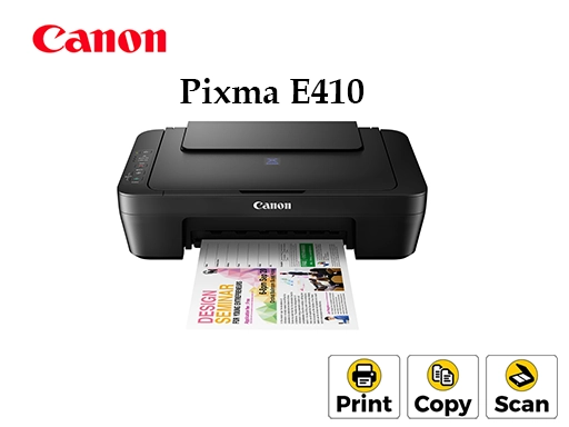 Canon E410 3-in-1 Inkjet Printer [1733]