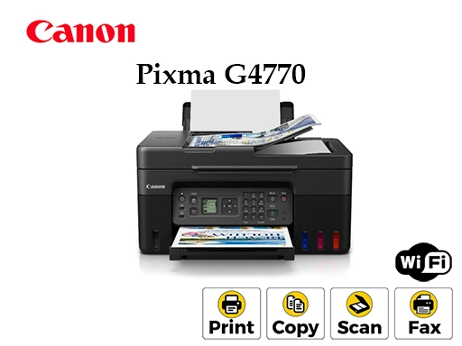 Canon G4770 Megatank WiFi 4-in-1 Inkjet Printer