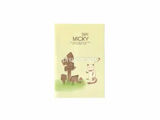 [A5] Diary Micky - #Road Sign [694]