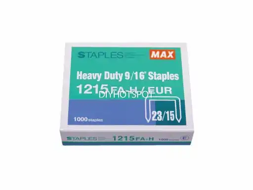 MAX 1215 FA-H/ML Heavy Duty 9/16" Staples [923]