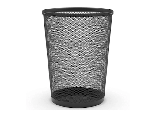 Round Mesh Trash Bin [1629]