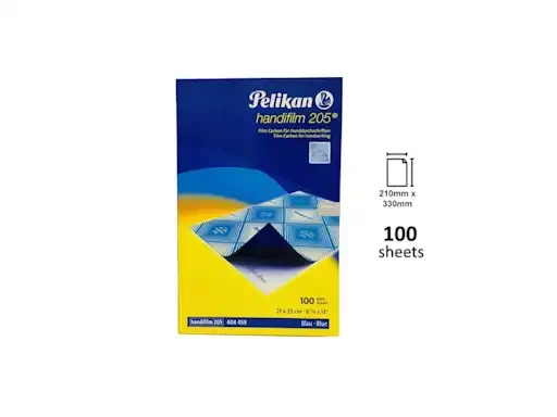 Pelikan 205 Handifilm Carbon Paper 21 x 33cm 100's, Blue [1378]
