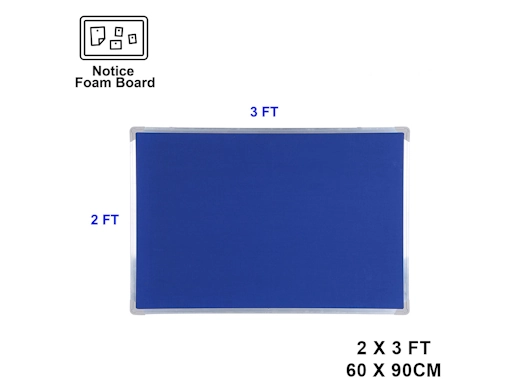 TPE Blue Notice Foam Board 2' x 3' [1577]